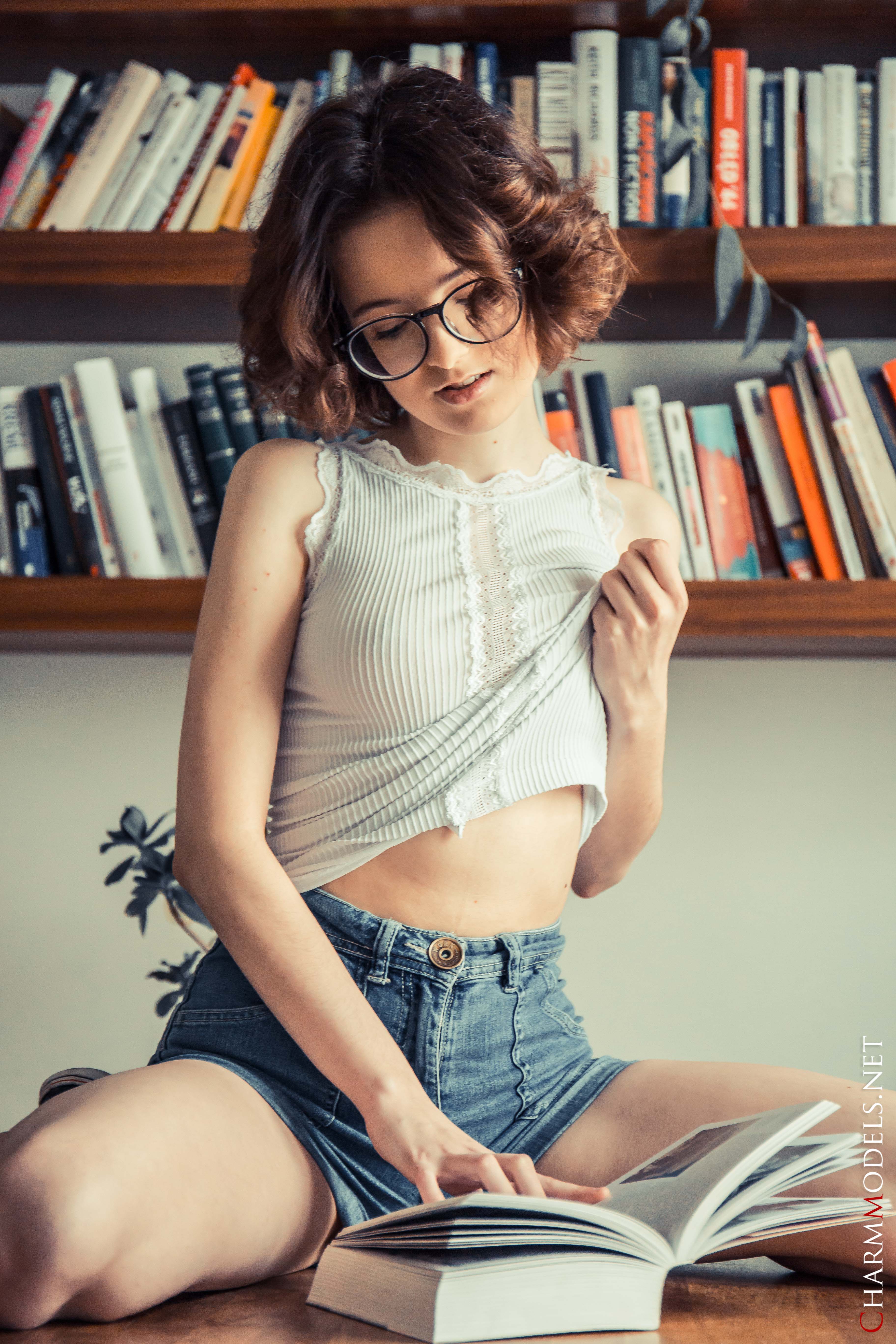 Polyna in Charm Models set Glamour Photograpy