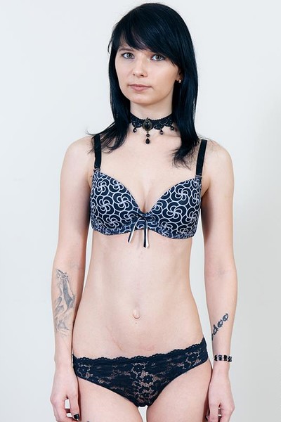Voodoo in Thin shopgirl from Test Shoots