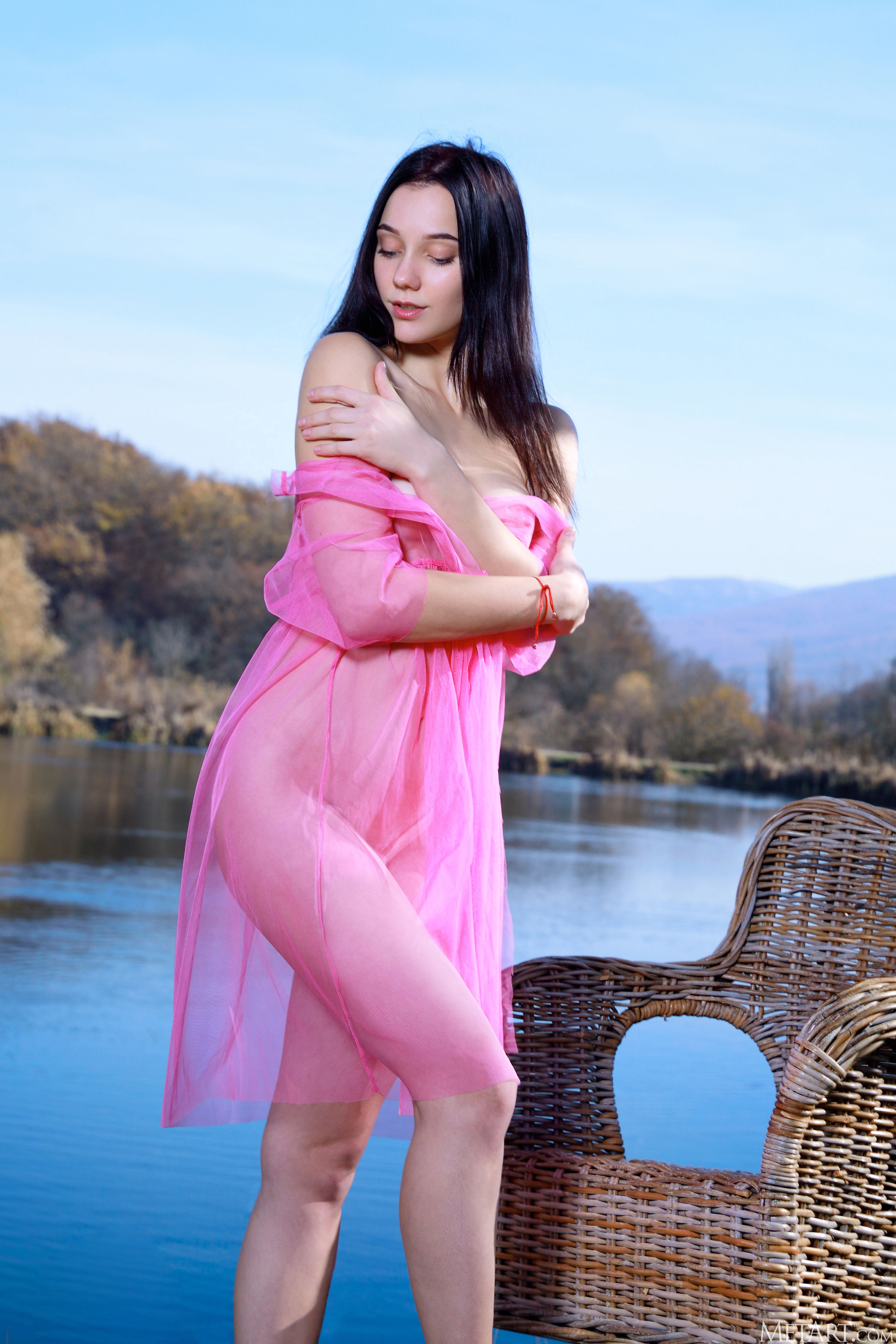 Polly Pure in Metart set Sheer Pink