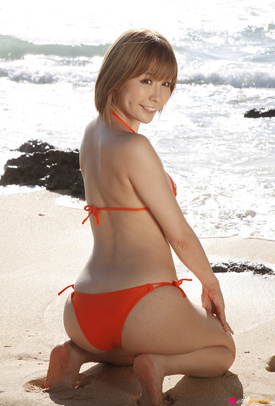 Iyo Hanaki in Beach Angel from All Gravure