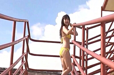 Gorgeous babe Nana Akiyama delightfully poses in Wink Scene 1