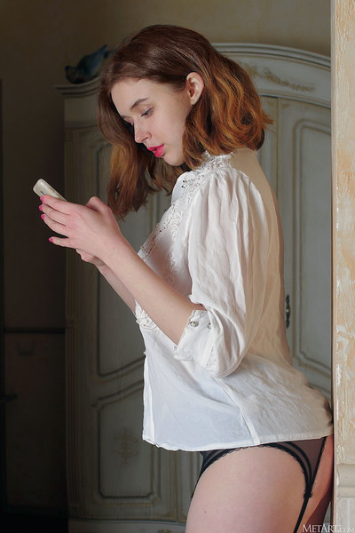 Riccarda in Admiring from Metart