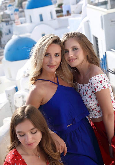 Cara Mell and Stefani in Postcard from Santorini from MPL Studios