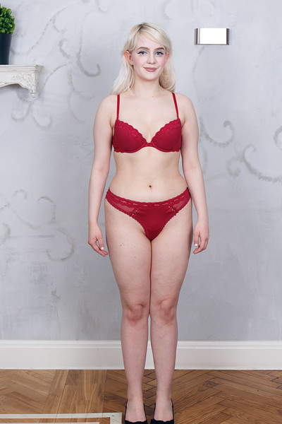 Coroline in Chubby pretty teenager from Test Shoots