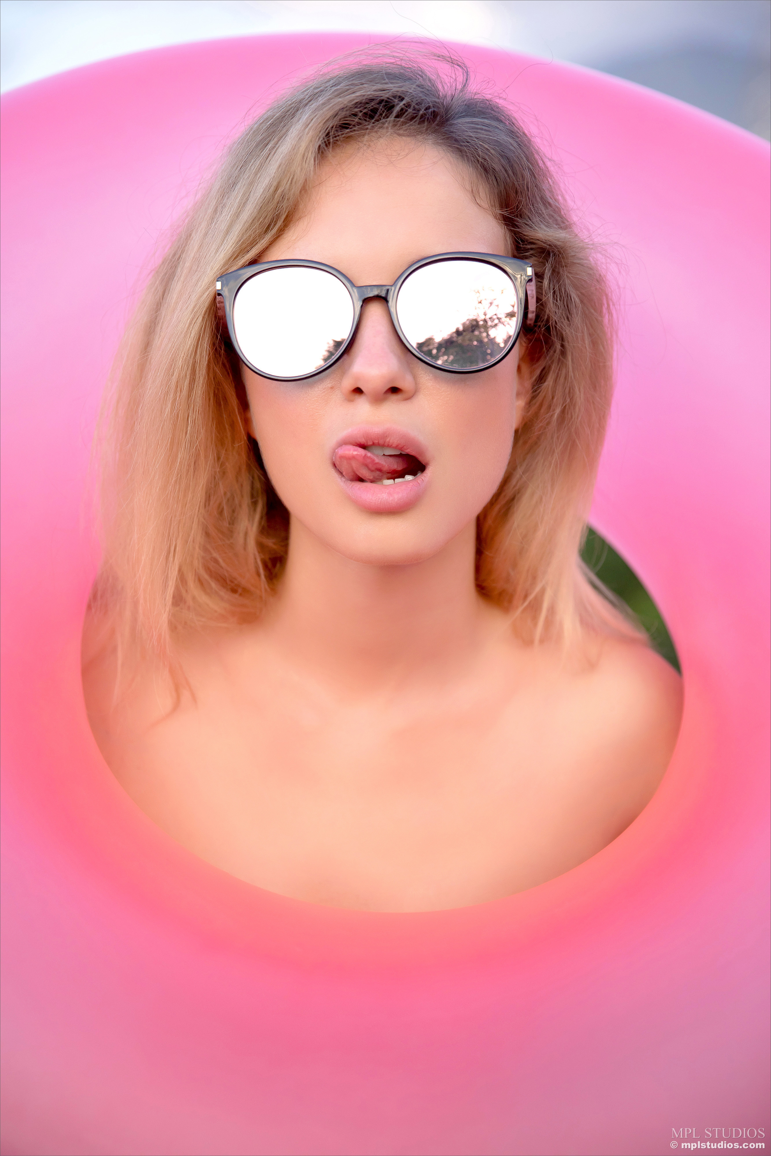 Danica in MPL Studios set Escape to Paradise