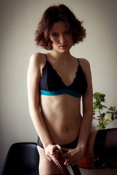 Polyna in Stockings And Glamour Lingerie from Charm Models