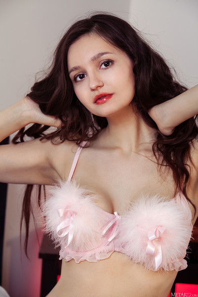 Adeline in Pink Fluff from Metart