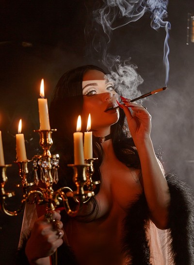 Catjira in Toil and Trouble from Playboy