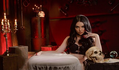 Catjira in Toil and Trouble from Playboy