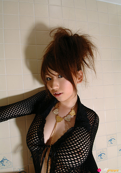 Ai Sayama in Bathroom Tease from All Gravure