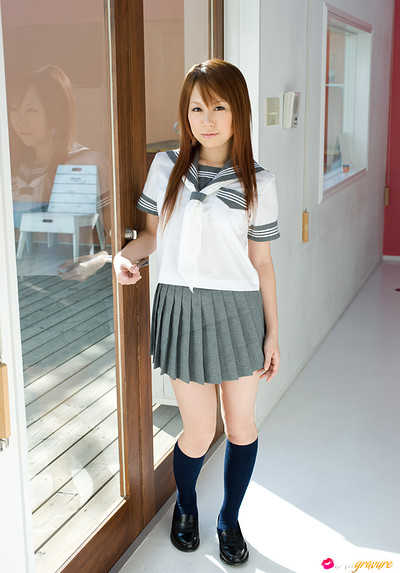 Iroha in Creme Thong from All Gravure