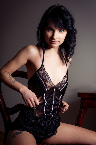 Voodoo in Thin elegant glamour babe from Charm Models