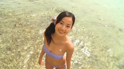 Alluring all gravure beauty Kaho Takashima exposed in Sea Girl Scene 2