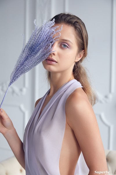 Amelie Lou in Lavender Kiss from Superbe Models