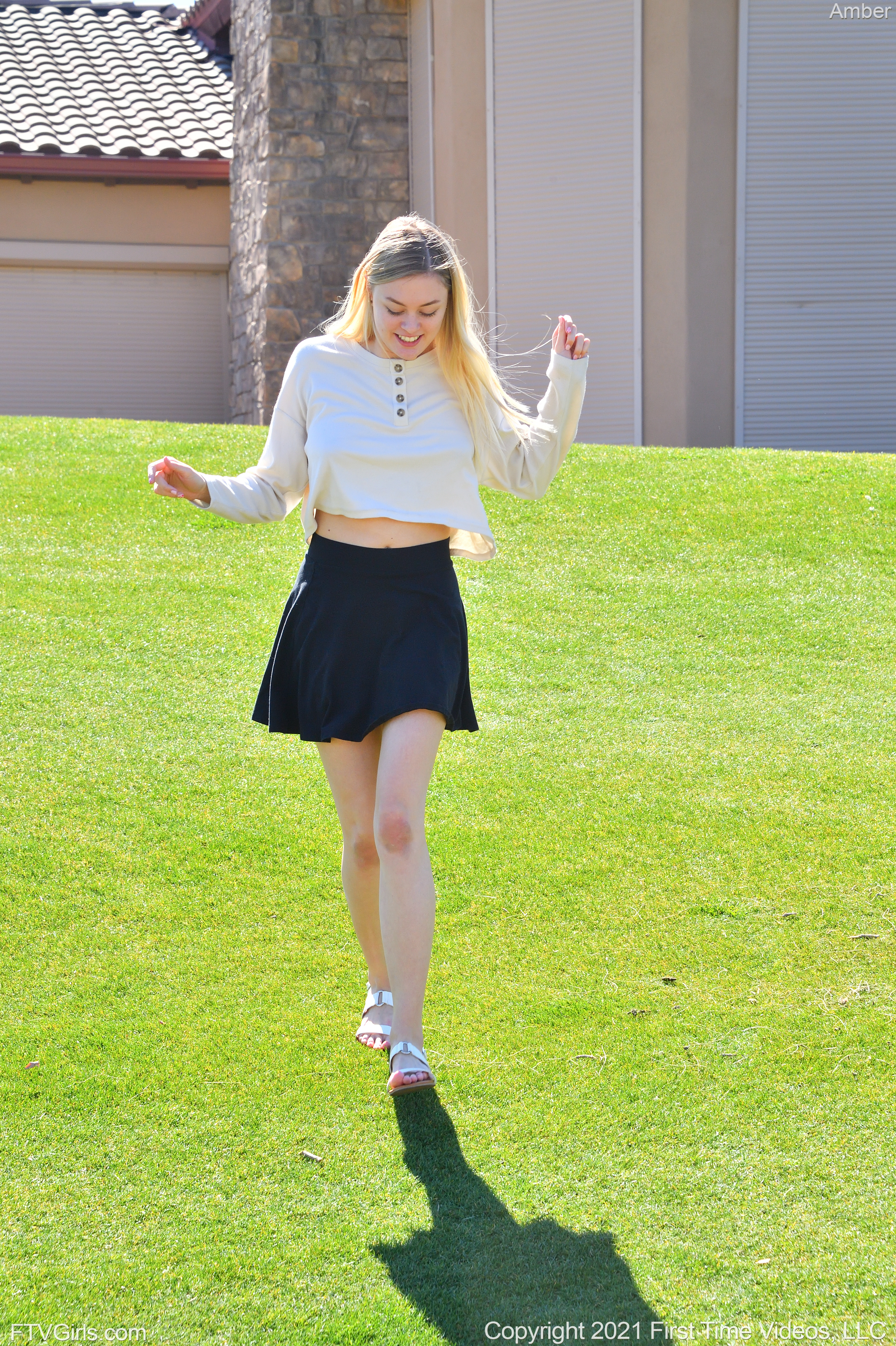Amber in Ftv Girls set Panty Free Upskirt