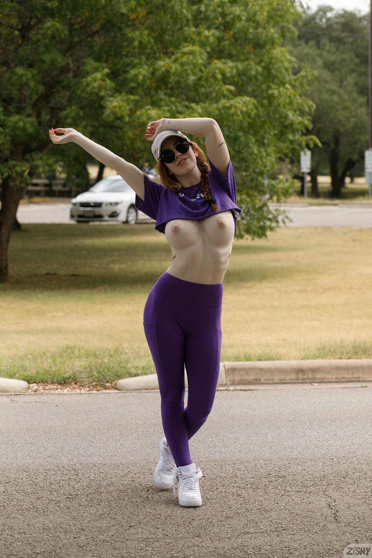 Nala Brooks in Zishy set Nala Brooks Purple Whatevers
