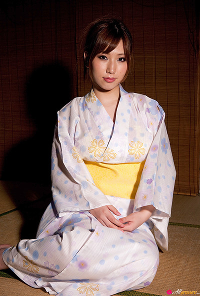 Ai Sayama in Kimono Tease from All Gravure