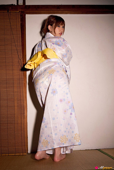 Ai Sayama in Kimono Tease from All Gravure