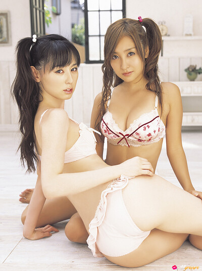 Aya Kiguchi and Rina Akiyama in Pleasure More from All Gravure