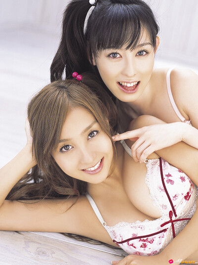 Aya Kiguchi and Rina Akiyama in Pleasure More from All Gravure