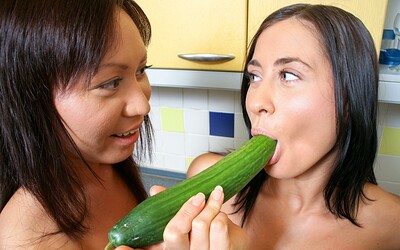 Jane G and Selina in Cucumbers from Club Sweethearts
