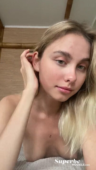 Sophia Blum is a Russian cutie as she bares her slim body and sweet tits