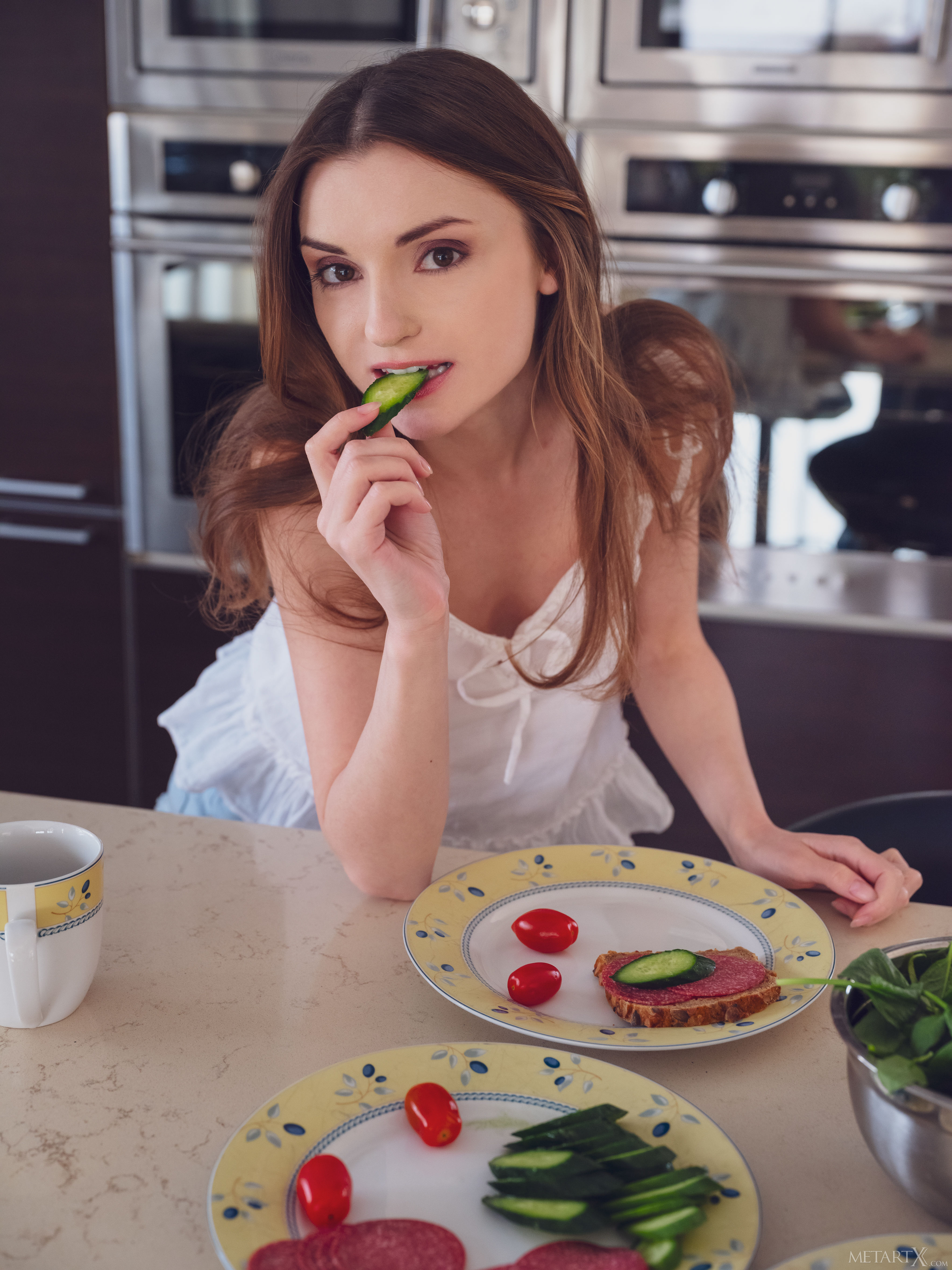 Julietta in Metart X set Snack Time 1