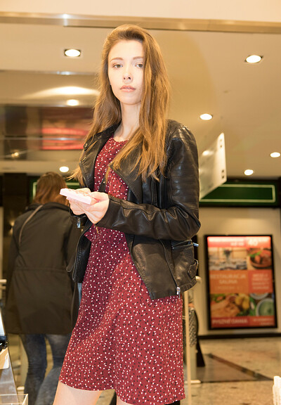 Mila Azul in Shopping And Flashing from Teen Dreams