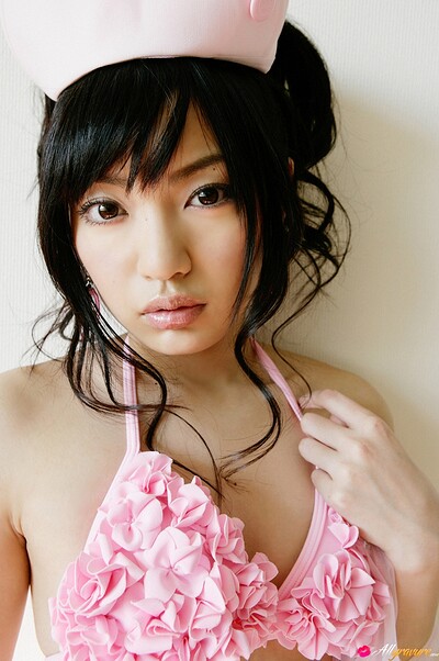 Mizuki Oshima in Service Pink from All Gravure