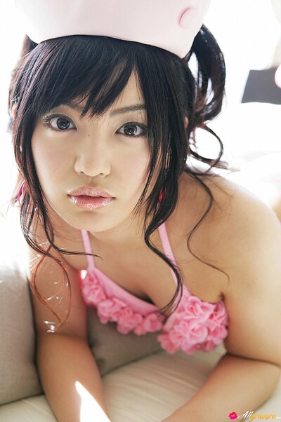 Mizuki Oshima in Service Pink from All Gravure