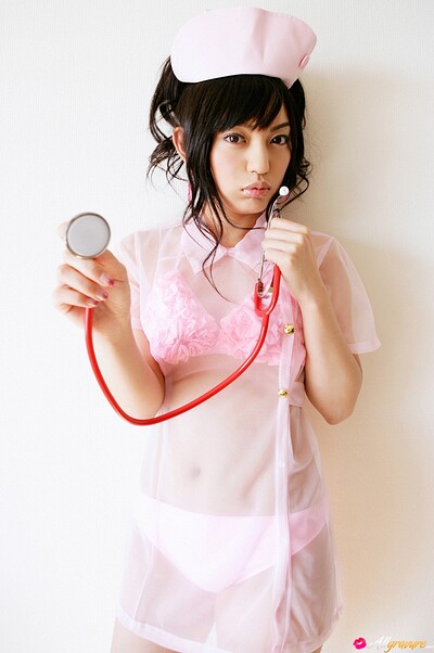 Mizuki Oshima in Service Pink from All Gravure