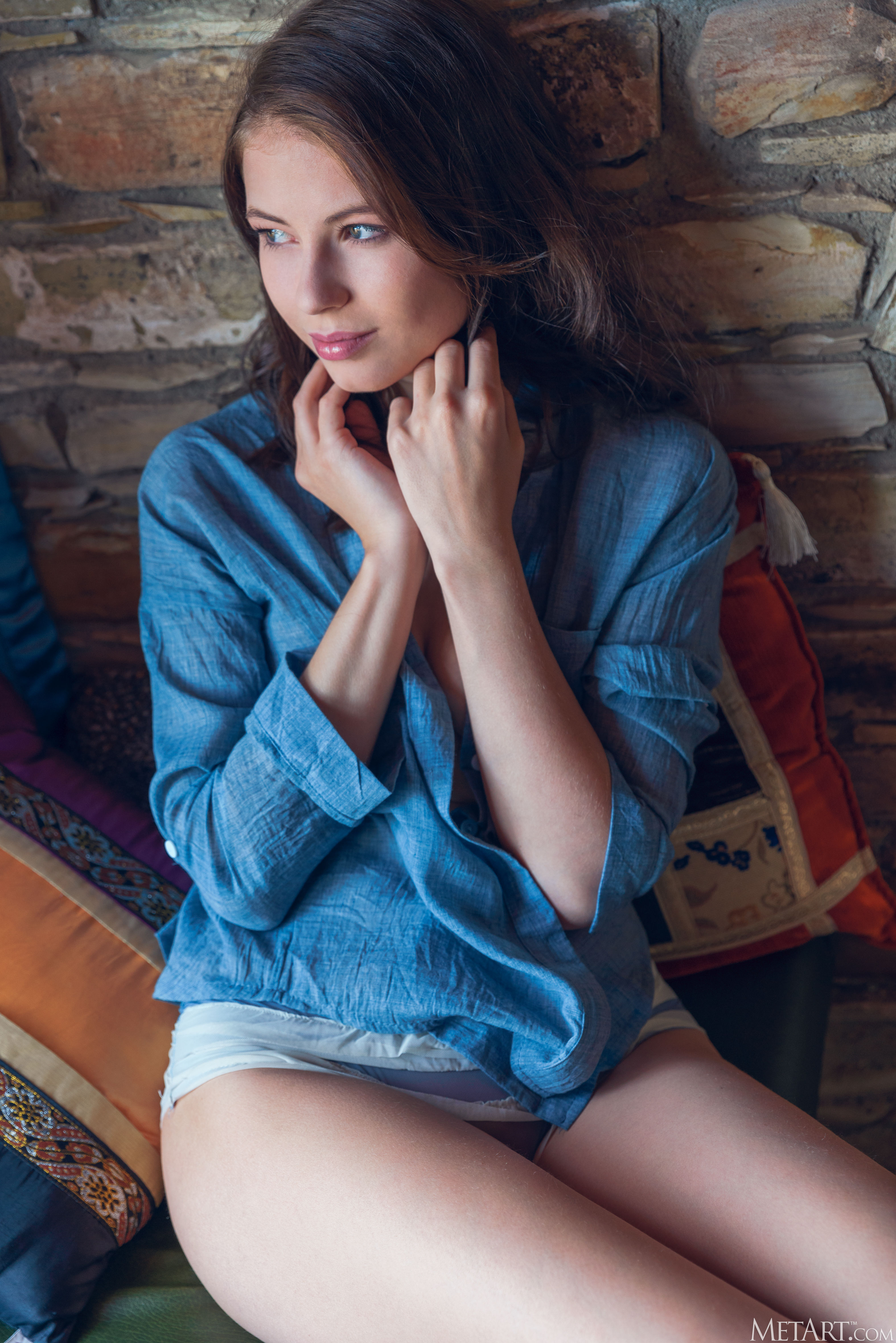 Hilary C in Metart set Watching