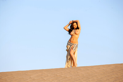 Aria Giovanni in Sand Dunes Remastered from Holly Randall