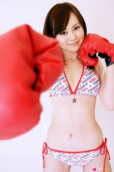 Akiko Seo in Tommy Girl from All Gravure