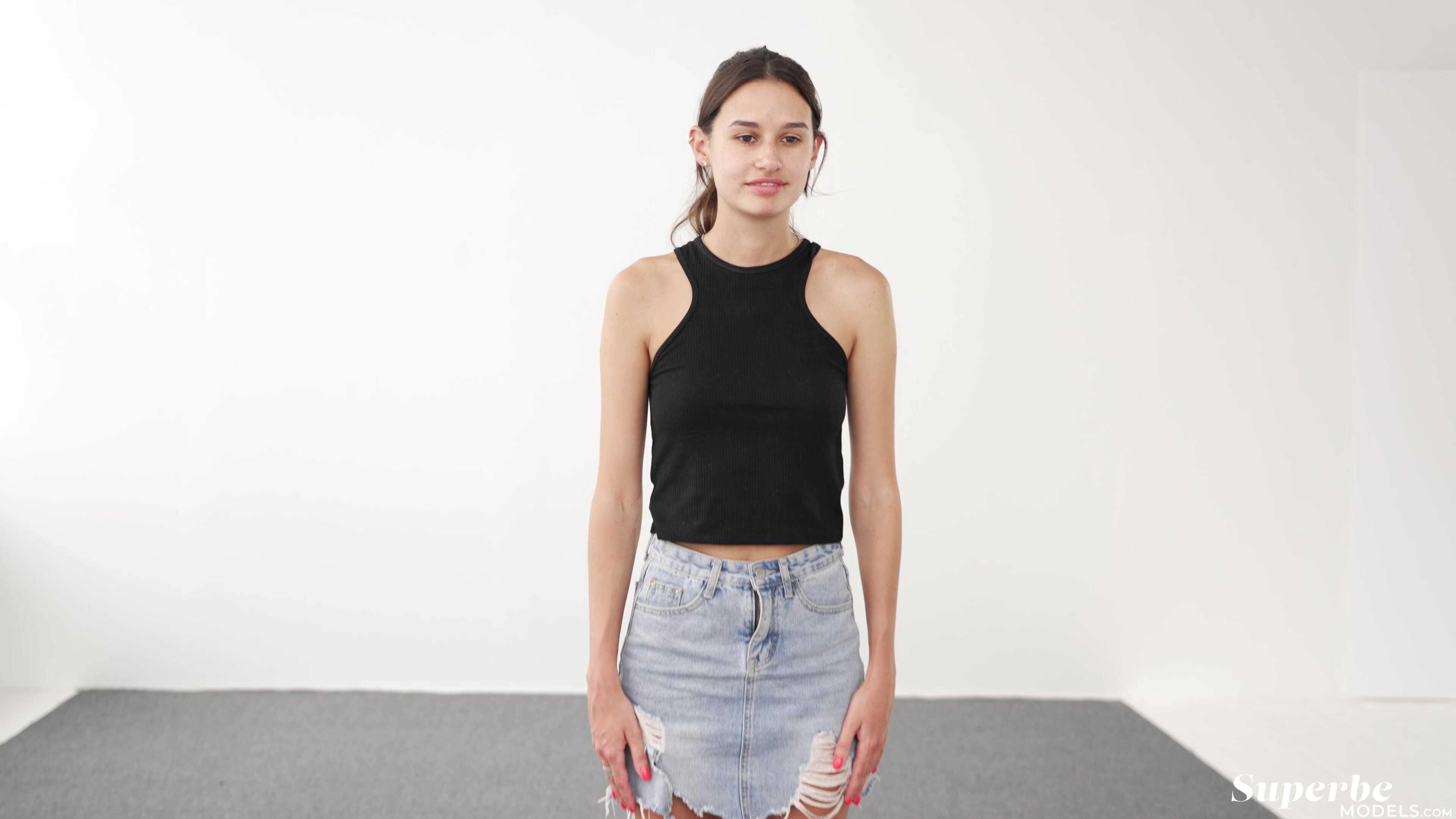 Cristin Gunn in Superbe set Casting Cristin