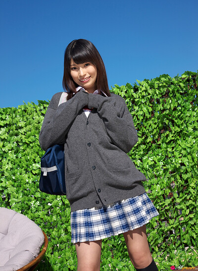 Erika in Plaid Skirt from All Gravure