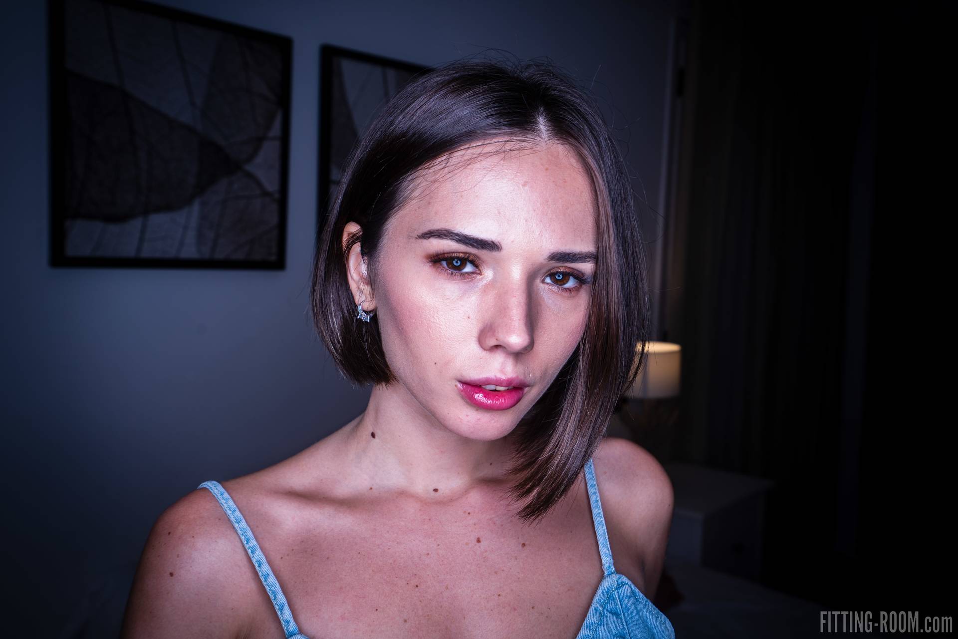 Eve Sweet in Fitting Room set This Is For You