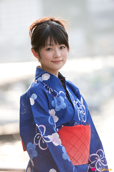 Yuuka Maeda in Kimono from All Gravure