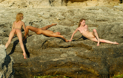 Dorinda N and Agape B in Dorinda Naked Ballet Dancers from Stunning 18