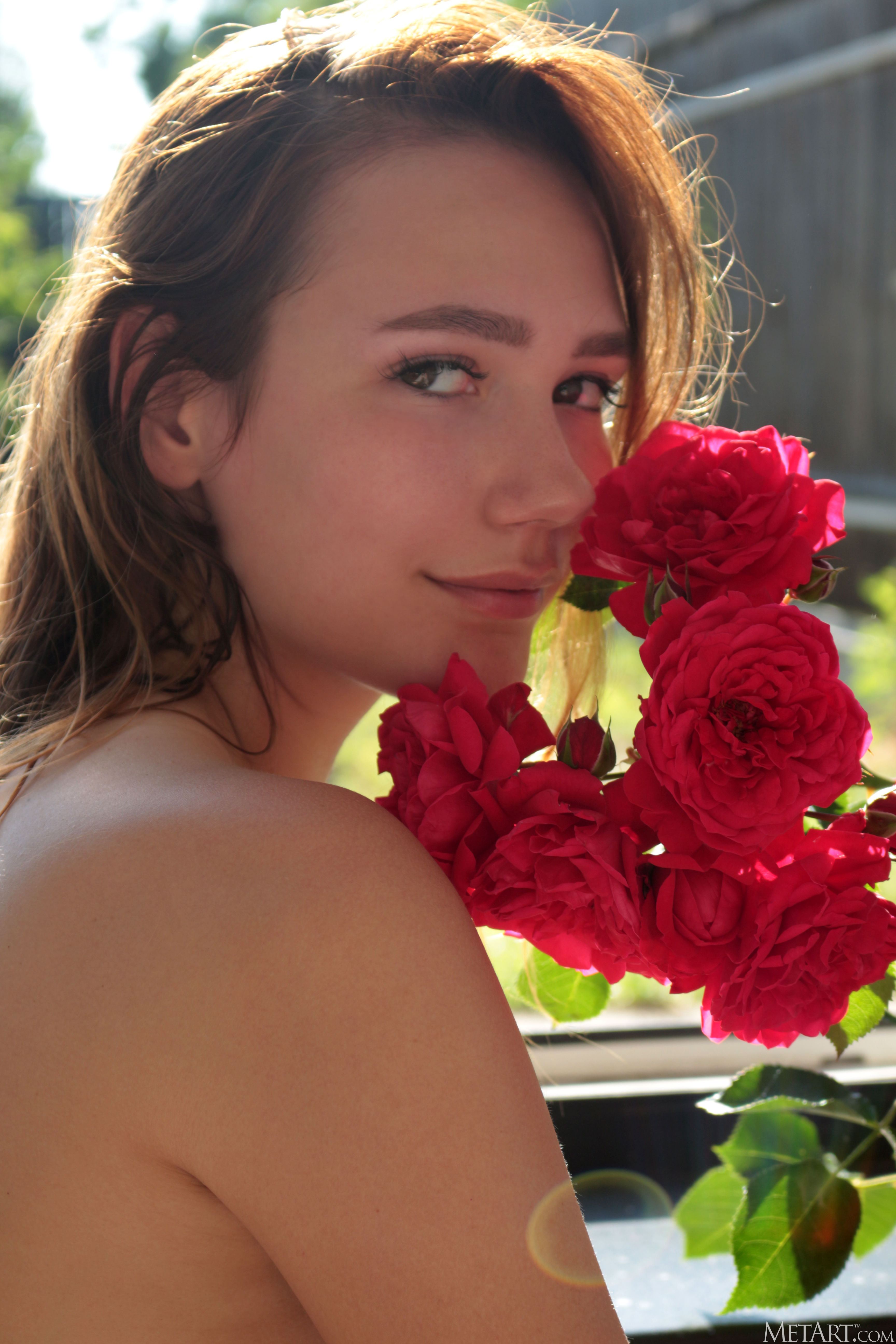 Janey in Metart set Stronger