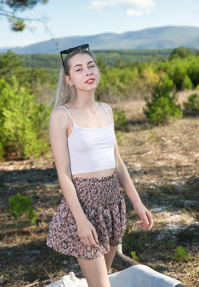 Carolina Sun in Nude In The Woods from Teen Dreams