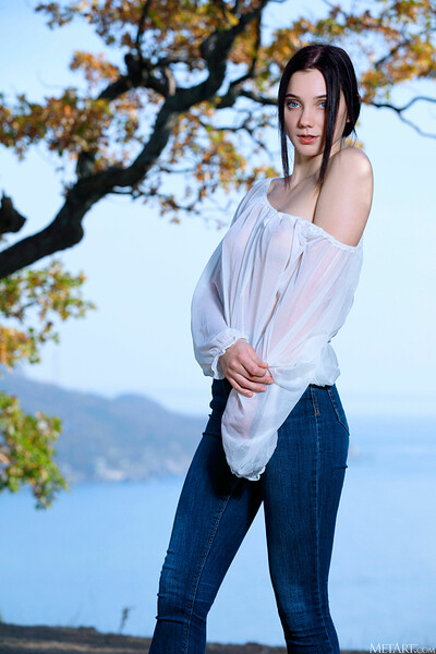 Polly Pure in Blue Jeans from Metart