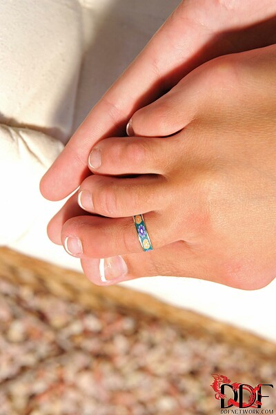 Alise Alanis in Teaser In Sandals from Hot Legs and Feet