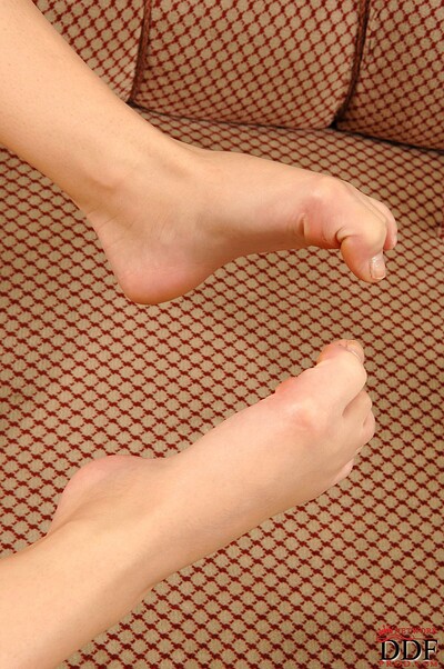 Serenity in High angle on a barefoot blonde! from Hot Legs and Feet