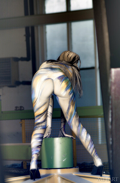  in Bodypaint from Met Art