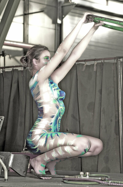  in Bodypaint from Met Art
