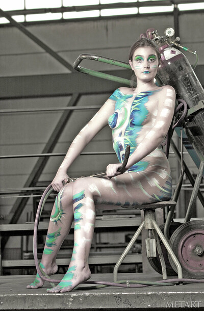  in Bodypaint from Met Art