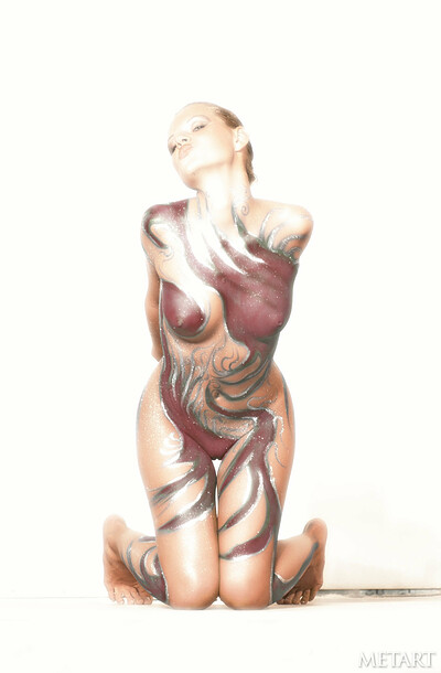  in Bodypaint from Met Art