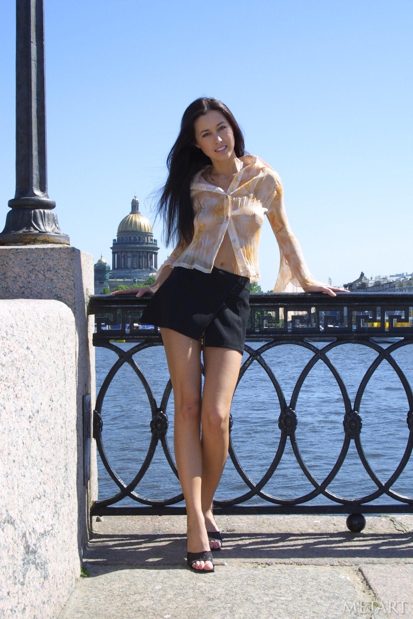 Corinna B in Met Art set Public Nudity