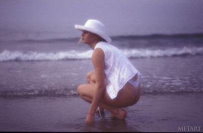 Allison A in Beaches from Met Art